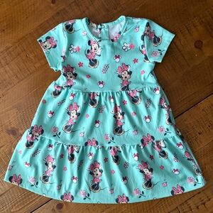 Minnie Mouse Aqua Kids/toddler Dress size 24 months
